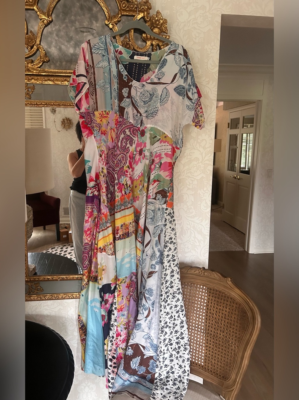 Jonny Was 100% Silk Maxi Dress